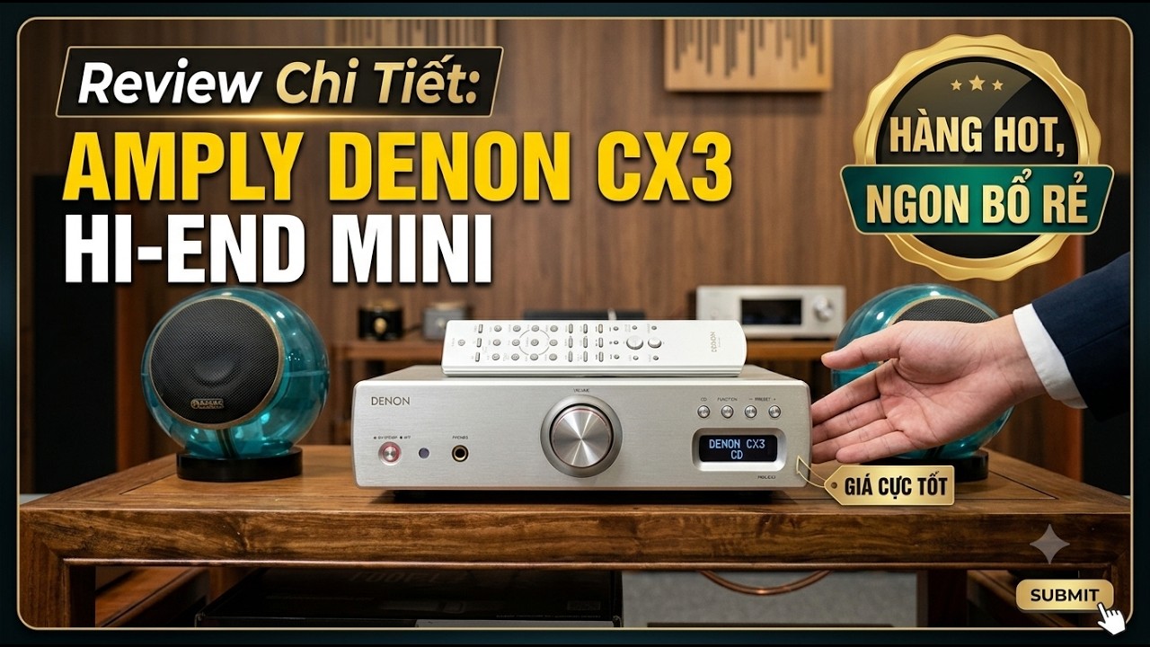 Hi-End Mini DENON PMA-CX3 Amplifier | A Hot, High-Value Find