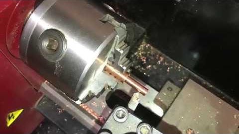 GRIND high-speed steel into a threading tool for a metal lathe