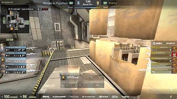 CS:GO Fnatic vs Nip second spectator bug