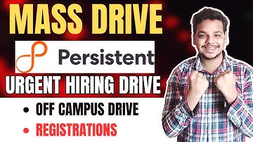 Persistent Systems (Revature) Mass Drive | Off Campus Drive | 2025, 2024 Batch | Fresher Jobs