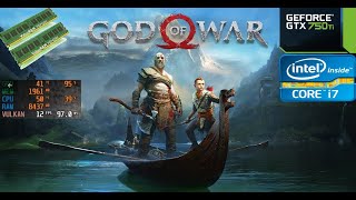 God Of War Gtx 750 ti i7 2600 10gb ram Low