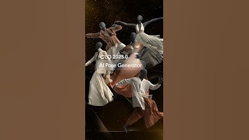 🌟 New AI Pose Generator in CLO 2025.0
