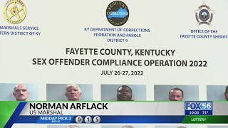 18 sex offenders arrested in Kentucky multi-agency compliance operation