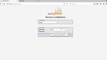 Database & Web Server Debian