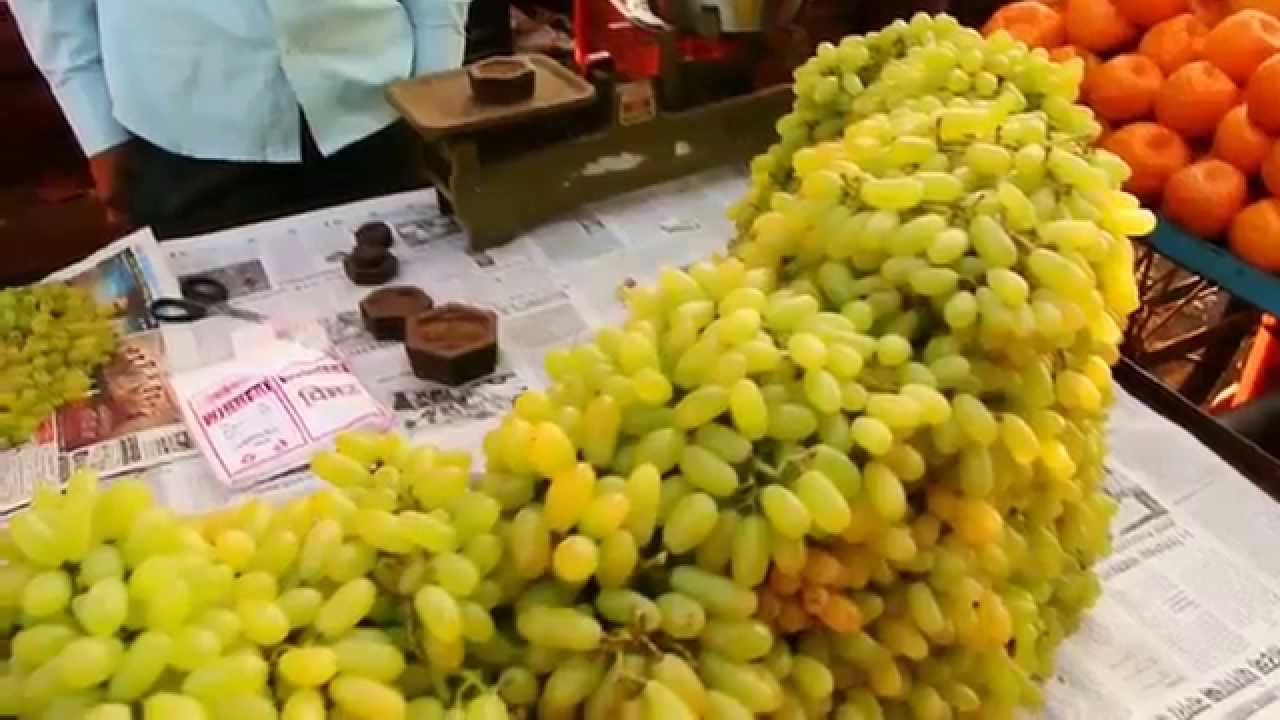Colorful Fruit and Flower market in India (Belagavi,Karnataka) YouTube