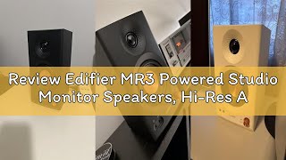 Review Edifier MR3 Powered Studio Monitor Speakers, Hi-Res Audio Certified Bluetooth V5.4 Active Boo