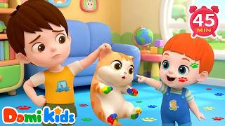 colorful foot prints song lovely warm family melody sing