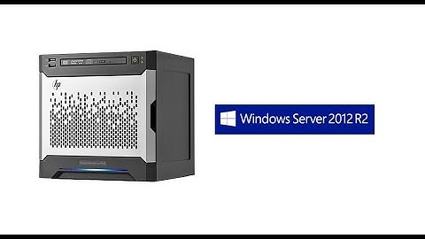 Installing Windows Server 2012 R2 on HP Gen8 Microserver