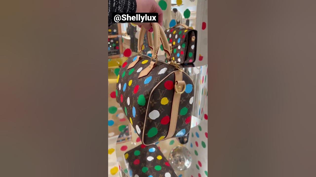 Louis Vuitton Kusama Yayoi SPEEDY BANDOULIÈRE 25​ full set w