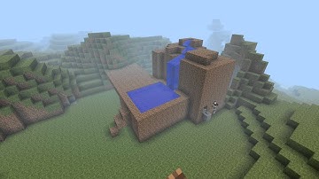 Pistons in Minecraft beta 1.7.3 | Hidden Piston Draw Bridge And Hidden Door