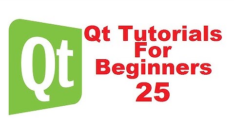 Qt Tutorials For Beginners 25 - Creating Digital Clock by using QDateTime