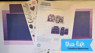 Quickly create a 12x12 album with THIS LIFE set from Creative