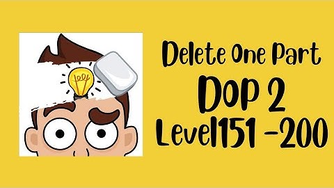 DOP 2 : Delete one part Level 151 to 200 gameplay walkthrough solution #gaming #gamingvideos