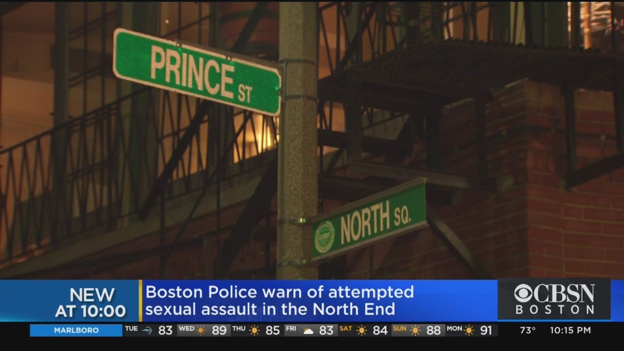Boston Police Investigate Attempted Sex Assault In North End - YouTube