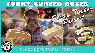 DIY Wooden Box Magic  Crafting Funky Curved Boxes from Scrap Timber