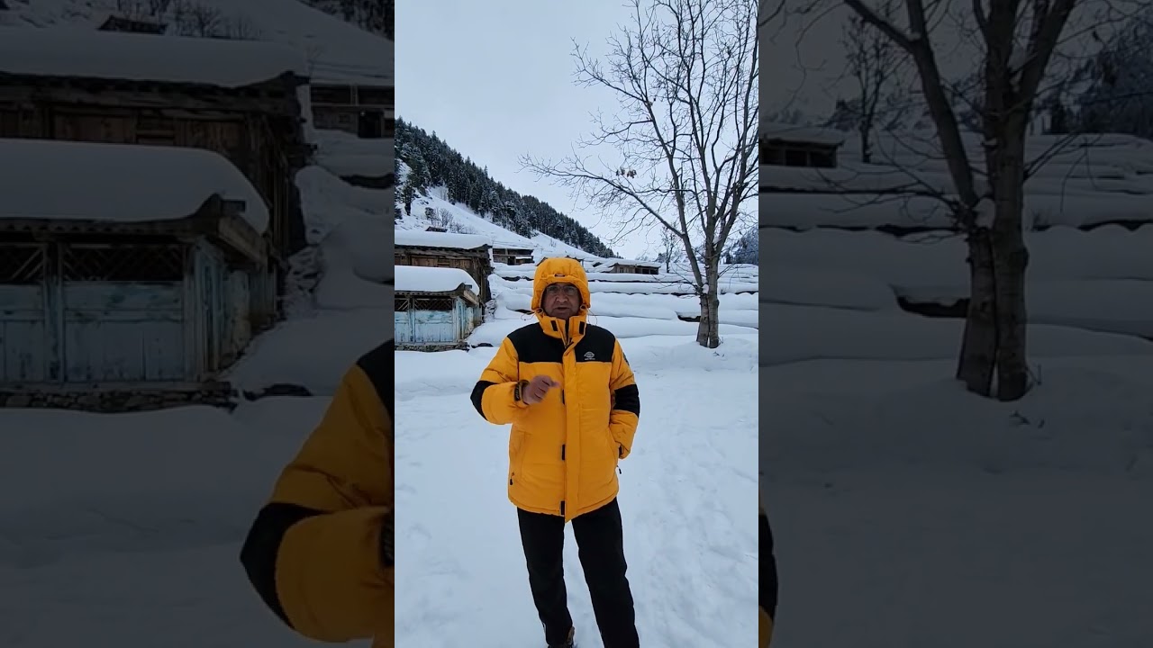 Snowfall in Swat Valley 