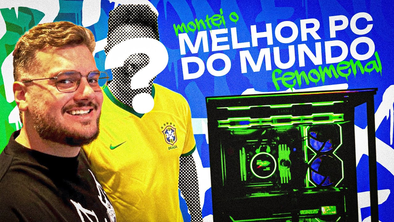 Capa do vídeo O PC MAIS FORTE E FENOMENAL QUE EU JÁ MONTEI — 9800X3D + RTX 5090 + Lian Li