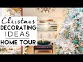 Christmas Decorating Ideas Home Tour | Coastal Winter Wonderland