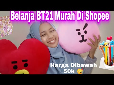 UNBOXING BONEKA BT21 X BTS MURAH INDONESIA || Unofficial. 