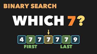 Binary Search Variations: First, Last, Ceiling & Floor