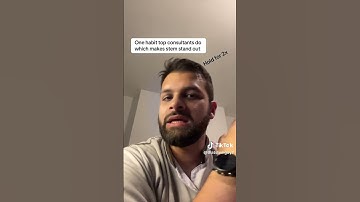 One habit top consultants do to suceed #bcg #bain #accenture