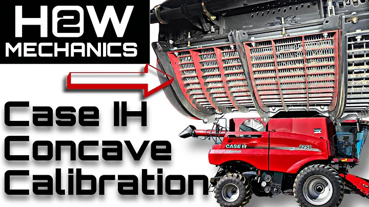 How to Calibrate Concaves on a Case-IH Combine