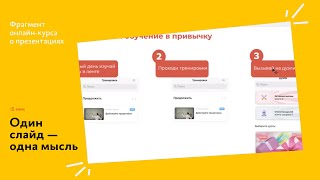 На курсе презентаций: новый подход к обучению сотрудников (второй подход и разбор слайдов)