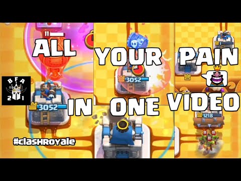 All your pain in one video #clashroyale