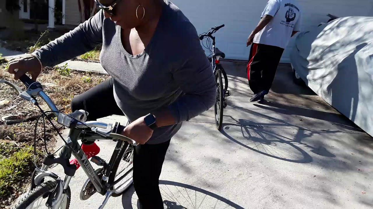 My Aunt Riding A Bike First Time In Years Youtube 