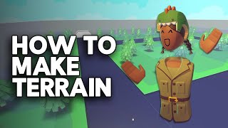 How to Make Terrain in Rec Room (Easy Guide)