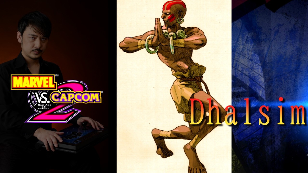 【15】Marvel vs. Capcom 2 is Broken | Dhalsim Combo collection by Kuro Manju