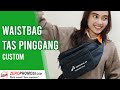 Souvenir waistbag tas pinggang custom by zeropromosicom