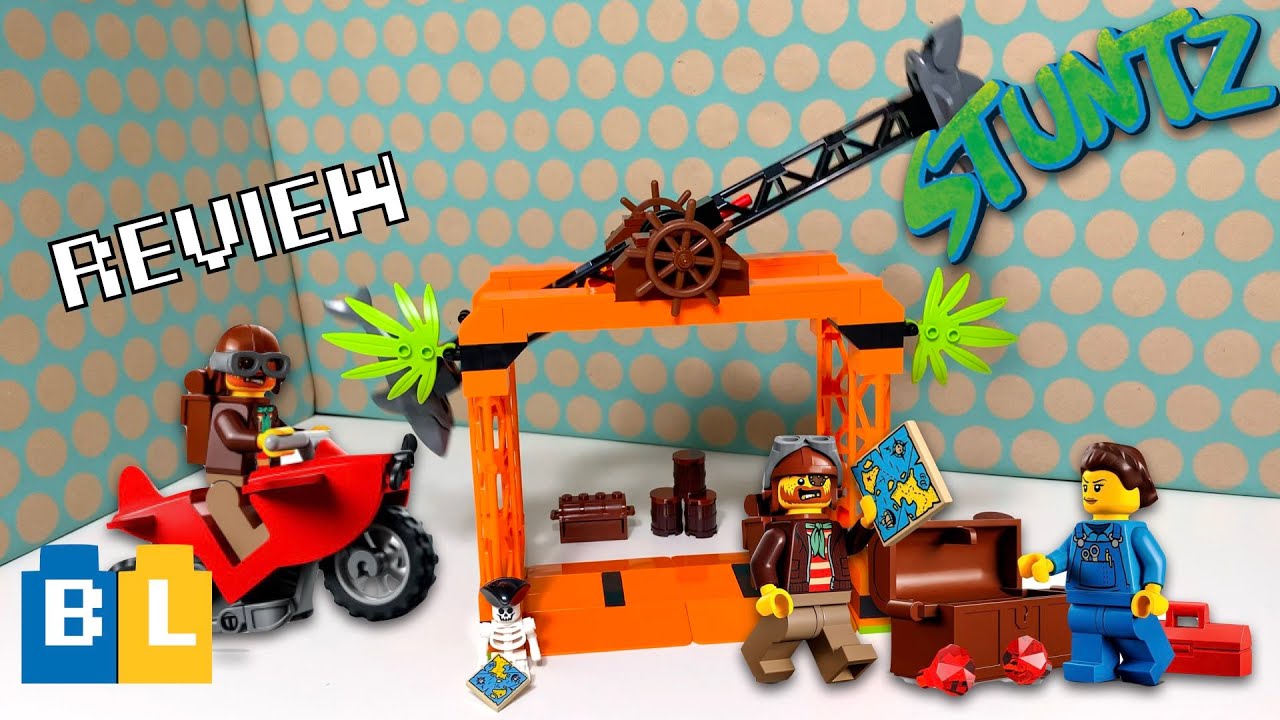 review!! - - YouTube City Stunt - - - Shark Challenge Attack LEGO The 60342 Stuntz