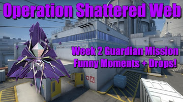 CSGO Shattered Web Guardian Mission Funny Moments! - WEEK 2 OPERATION