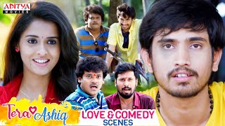 Tera Ashiq Movie Love & Comedy Scenes | Raj Tarun | Arthana Binu | Shakalaka Shankar | Aditya Movies