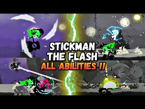 ALL ABILITIES - Stickman The Flash