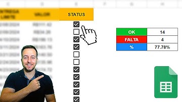 Como Fazer CheckList no Google Planilhas | CheckBox Interativo Google Sheets ✅