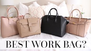 Work Bag Comparison \u0026 Review! | Prada, Senreve, Givenchy \u0026 Mulberry