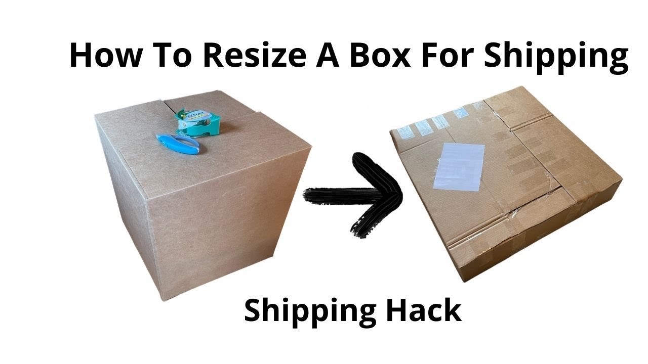 How to use a Box Resizer Reducer Tutorial for shipping stuff for    &  