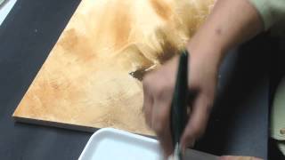 Sue Gait creating Faux finish over texture