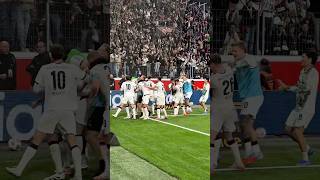 Die Emotionen nach dem 1:1-Ausgleich von Haris Tabaković in Leverkusen #dieFohlen