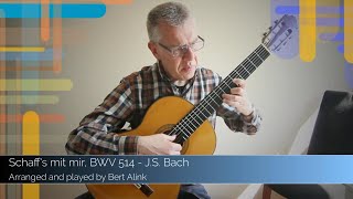 Schaff's mit mir, BWV 514 - J.S. Bach (choral on guitar)