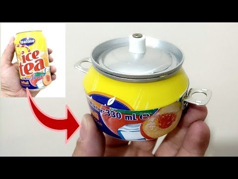 Kola Kutusundan Tencere Nasıl Yapılır - How to Make a Pot from Cans