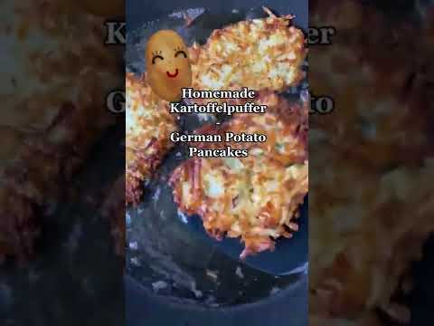 German Potato Pancakes (Kartoffelpuffer) - dirndl kitchen