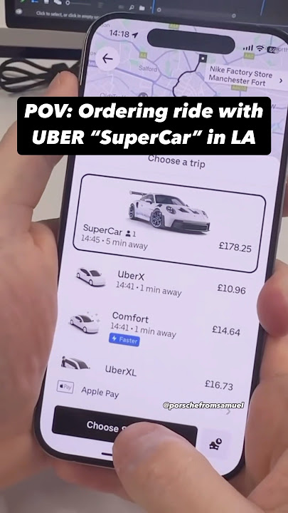 Would you take that ride with UBER “SuperCar”? #911gt3rs #porsche911 #uberblack #911gt3rs