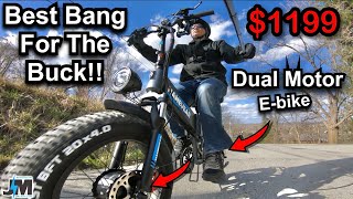 Hanevear H100 Dual Motor Ebike Review  I can’t believe this electric bike…