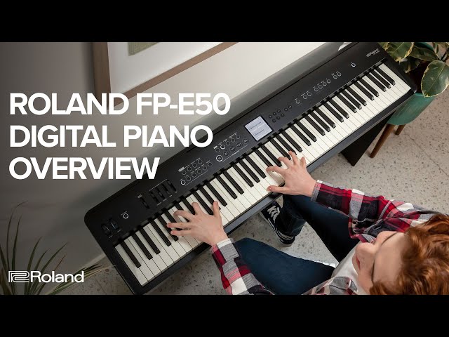 Roland FP-E50 Digital Piano with Roland Cloud Expansion Overview class=