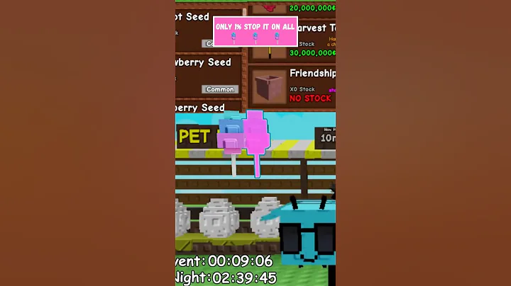 Pick a Number & Get a Free Raccoon Pet in Grow A Garden! #roblox #shorts 239