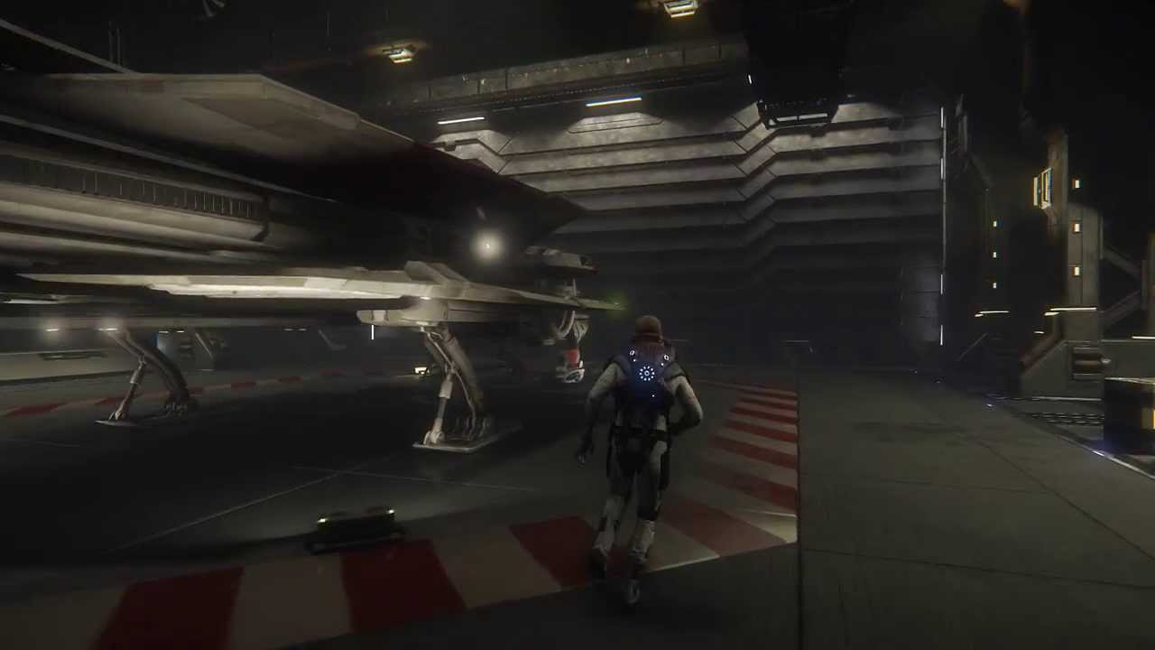 Star Citizen Hangar Module Demo - RSI Aurora (Pre-Alpha) - YouTube