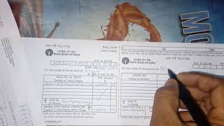 How to fill Cheque Deposit Slip